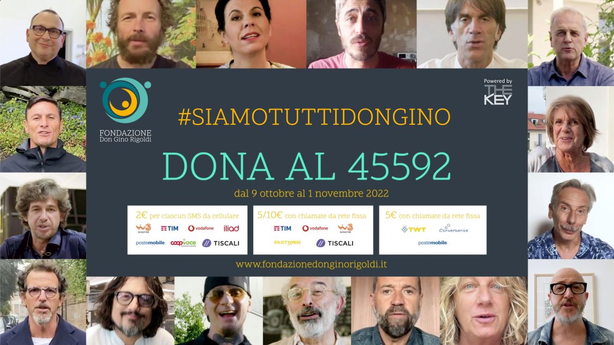 #siamotuttidongino, la campagna SMS solidale della Fondazione Don Gino Rigoldi | DONA al 45592